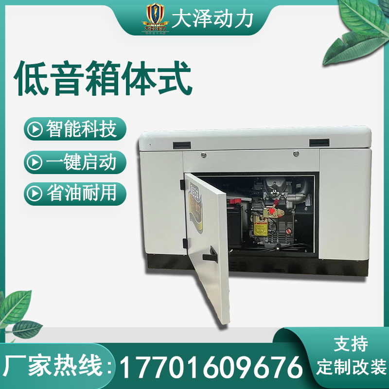 全自动10KW静音柴油发电机 型号TO14000ET-V 品牌大泽动力