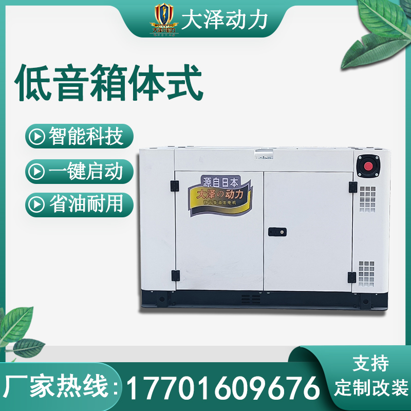 单三相15KW静音柴油发电机 型号TO18000ET-V 品牌大泽动力